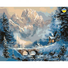 Картина за номерами "Зимовий пейзаж" 40х50 см