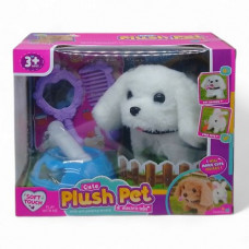 Ігровий набір з тваринкою "Plush Pet. Песик білий"