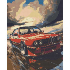 Алмазна мозаїка "Авто. BMW E34" 40х50 см