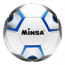 М'яч футбольний "MINSA", розмір 5 (синій)