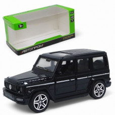 Машинка металева "Mercedes G-клас" із серії "Автопром", двері, інерція (чорна)