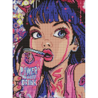 Алмазна мозаїка "Енергія кольору", 30х40 см
