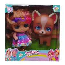 Лялька з песиком "Lovely Doll" (руса)