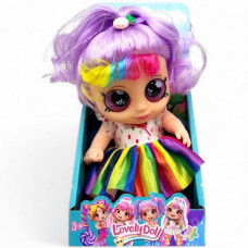 Лялька "Lovely Doll", висота - 20 см, фіолетова