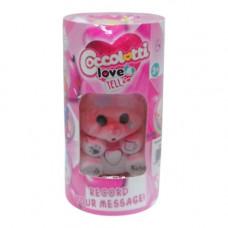 Іграшка-повторюшка "Coccolotti Love and Tell", ведмедик-брелок, 8,5 см (червоний)