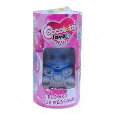 Іграшка-повторюшка "Coccolotti Love and Tell", ведмедик-брелок, 8,5 см (синій)
