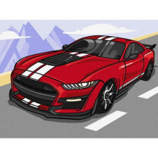 Картина по номерах "Круте авто" 30х40 см