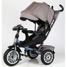 Велосипед 3-х колісний "BestTrike Perfetto" (поворотне сидіння, колеса гумові безкамерні, кошик, фара музична, USB, Bluetooth)