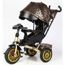 Велосипед 3-х колісний "BestTrike Perfetto" (поворотне сидіння, колеса гумові безкамерні, кошик, фара музична, USB, Bluetooth)