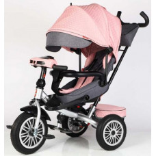 Велосипед 3-х колісний "BestTrike Perfetto" (поворотне сидіння, колеса гумові безкамерні, кошик, фара музична, USB, Bluetooth)