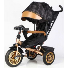 Велосипед 3-х колісний "BestTrike Perfetto" (поворотне сидіння, колеса гумові безкамерні, кошик, фара музична, USB, Bluetooth)