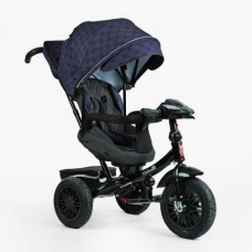 Велосипед 3-х колісний "BestTrike Perfetto" (поворотне сидіння, колеса гумові надувні, кошик, фара музична, USB, Bluetooth)