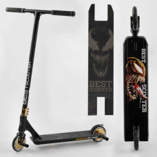 Самокат трюковий "Best Scooter" (HIC-система, ПЕГИ, алюмінієвий диск і дека, колеса 120 мм PU, ширина керма - 57 см)