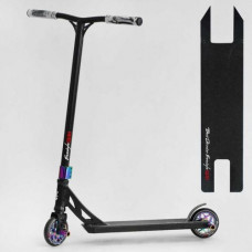 Самокат трюковий "Best Scooter" (HIC-система, ПЕГИ, алюмінієвий диск та дека, колеса PU, d=120 мм, ширина керма 58 см)