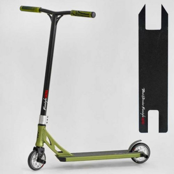 Самокат трюковий "Best Scoote" (HIC-система, ПЕГИ, алюмінієвий диск та дека, колеса PU, d=120 мм, ширина керма 58 см)