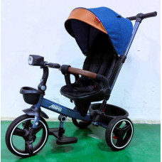 Велосипед дитячий BestTrike Marco поворотне сидіння, складне кермо, колеса з прогумованим PU, кошик, телескопічна ручка, фара музична