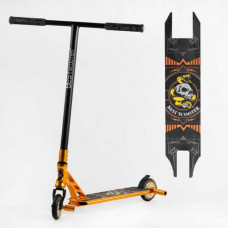 Самокат трюковий "Best Scooter" (HIC-система, ПЕГИ, алюмінієвий диск та дека, АНОДОВАНЕ ФАРБУВАННЯ, колеса PU, d = 110мм, ширина керма - 60 см)