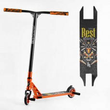 Самокат трюковий "Best Scooter" (HIC-система, ПЕГИ, алюмінієвий диск та дека, АНОДОВАНЕ ФАРБУВАННЯ, колеса PU, d = 110мм, ширина керма - 60 см)