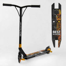 Самокат трюковий "Best Scooter" (HIC-система, Пегі, алюмінієвий диск і дека, колеса PU d-110 мм, ширина керма - 52 см, висота - 83 см)
