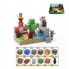 Конструктор магнітний "Майнкрафт/Minecraft", 58 дет