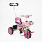 Велосипед 3-х колісний BS-70225 Best Trike колеса EVA переднє 10’’, заднє 8’’, сталева рама, УКР. ОЗВУЧУВАННЯ, батьківська ручка, в коробці