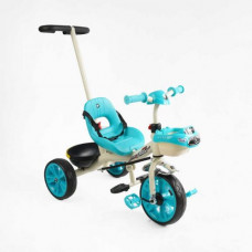 Велосипед 3-х колісний BS-70815 Best Trike колеса EVA переднє 10’’, заднє 8’’, сталева рама, УКР. ОЗВУЧУВАННЯ, батьківська ручка, в коробці