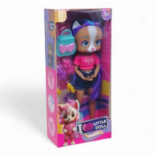 Лялька "Lovely doll", висота 27 см (фіолетова)