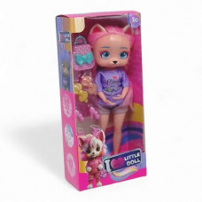 Лялька "Lovely doll", висота 27 см (рожева)