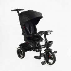 Велосипед "BestTrike Marco" поворотне сидіння, складне кермо, колеса з прогумованим PU, кошик, телескопічна ручка, фара музична