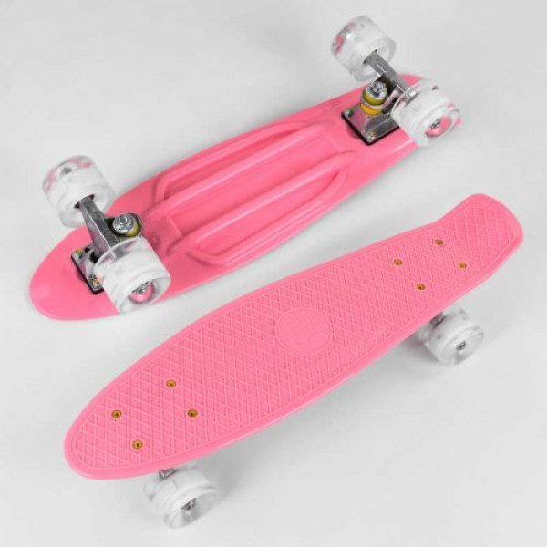 Скейт Пенні борд "Best Board", дошка = 55 см, колеса PU зі світлом, діаметр 6 см