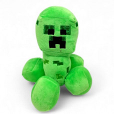 Мʼяка іграшка за мотивами відеогри "Майнкрафт / Minecraft. Кріпер, 23 см
