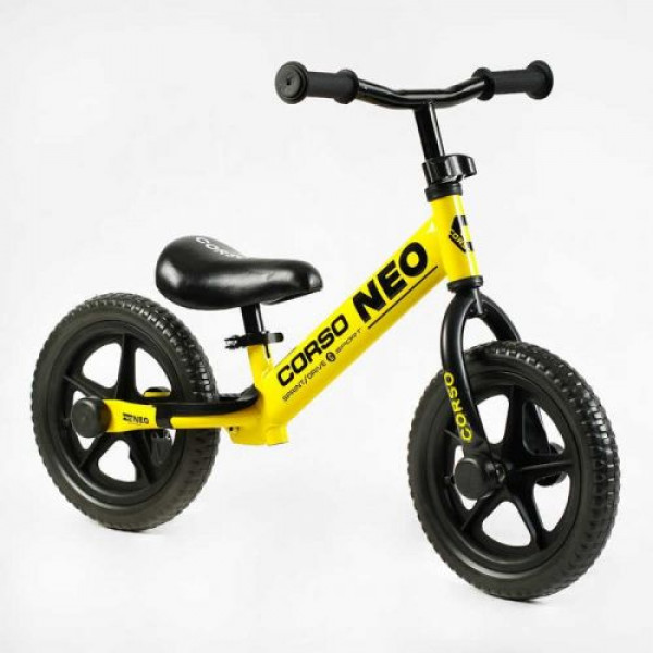 Велобіг "CORSO NEO" (сталева рама, колесо 12 EVA (ПІНА), підставка для ніг)