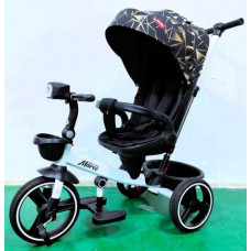 Велосипед 9155 BestTrike Marco (1) поворотне сидіння, складне кермо, колеса з прогумованим PU, кошик, телескопічна ручка, фара музична
