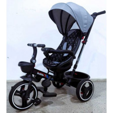 Велосипед 6390 BestTrike Oscar (1) ПОВОРОТНЕ СИДІННЯ, КЕРМО СКЛАДАЄТЬСЯ, КОЛЕСА З ПРОГУМОВАНИМ PU, КОШИК, ТЕЛЕСКОПІЧНА РУЧКА