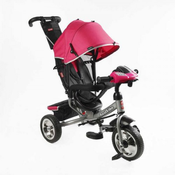 Велосипед 3-х колісний Best Trike (1) КОЛЕСО ПІНА, d=25см переднє, d=20см задні, фара музична, USB, Bluetooth, в коробці