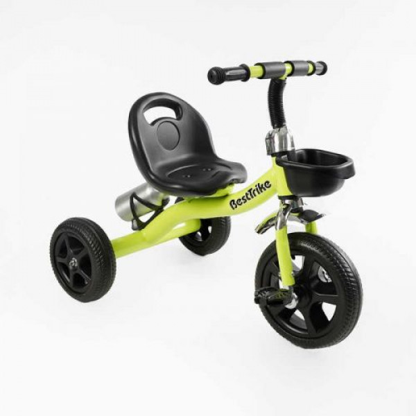 Велосипед 3-х колісний "Best Trike" (сталева рама, колеса EVA, переднє d=10’’, заднє d=8’’, кошик, пляшечка, в коробці)