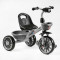 Велосипед 3-х колісний BS-18125 Best Trike (1) колеса EVA переднє 12’’, заднє 10’’, сталева рама, фара з музикою та світлом, 1 пісня українською та 2 англійською, 2 кошики, в коробці