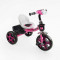 Велосипед 3-х колісний BS-22603 Best Trike (1) колеса EVA переднє 12’’, заднє 10’’, сталева рама, фара з музикою та світлом, кошик, в коробці