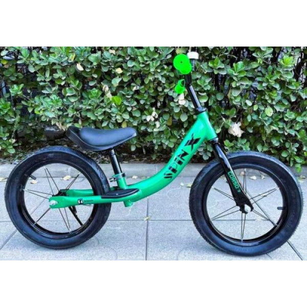 Велобіг CORSO Spin-X PX-415-63 (1) сталева рама, колесо 14, надувні колеса, підніжка, підставка для ніг, дзвіночок