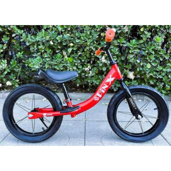 Велобіг CORSO Spin-X PX-280-14 (1) сталева рама, колесо 14, надувні колеса, підніжка, підставка для ніг, дзвіночок