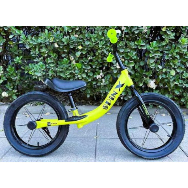 Велобіг CORSO Spin-X PX-605-82 (1) сталева рама, колесо 14, надувні колеса, підніжка, підставка для ніг, дзвіночок