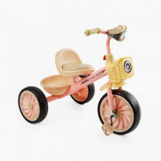 Велосипед 3-х колісний BS-34944 Best Trike (1) колеса EVA переднє 12’’, заднє 10’’, сталева рама, УКР. ОЗВУЧУВАННЯ, світло, 2 кошики, в коробці
