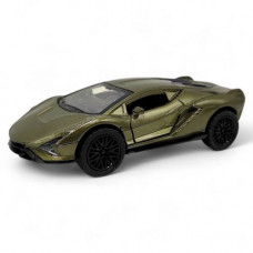 Машинка металева "Lamborghini Автопром", інерція, двері, хакі