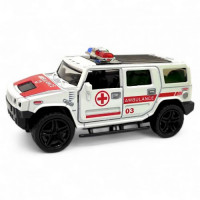 Машинка металева "АВТОПРОМ. HUMMER" (швидка допомога)