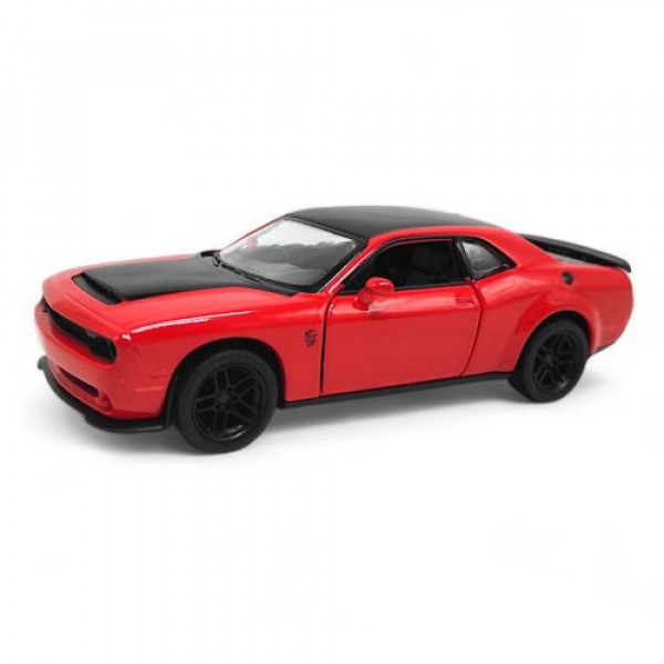 Машинка металева "KINSMART DODGE CHALLENGER SRT-DEMON" (ЧЕРВОНА)