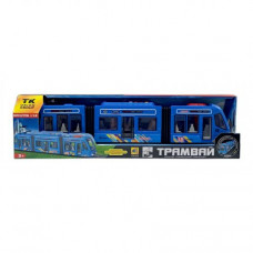 Трамвай автоексперт (Синій) (підсвічування, звуки, інерція, рухомі частини)