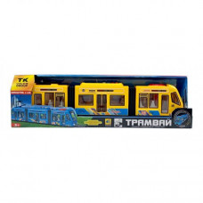Трамвай автоексперт (Жовтий) (підсвічування, звуки, інерція, рухомі частини)