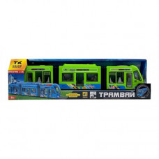 Трамвай автоексперт (Зелений) (підсвічування, звуки, інерція, рухомі частини)