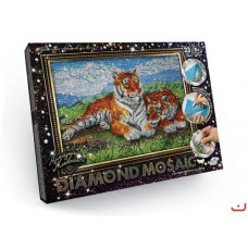 Алмазна живопис "DIAMOND MOSAIC", "Тигри"