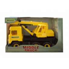 Авто "Middle Truck" кран (жовтий)